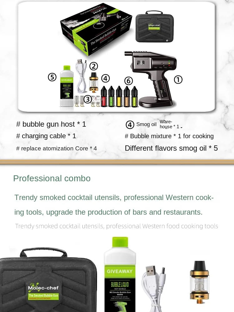 Cocktail Smoke Gun Kit