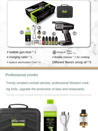 Cocktail Smoke Gun Kit
