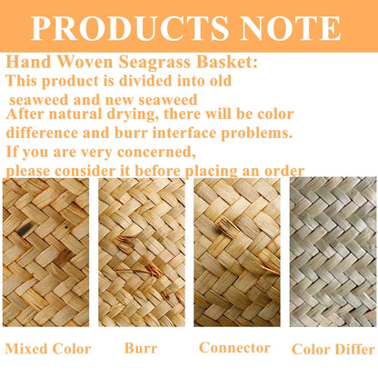 Seagrass Wicker Storage Basket