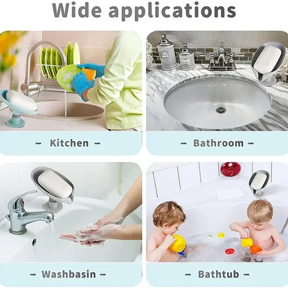 1Pc Drain Soap Holder Leaf Shape
