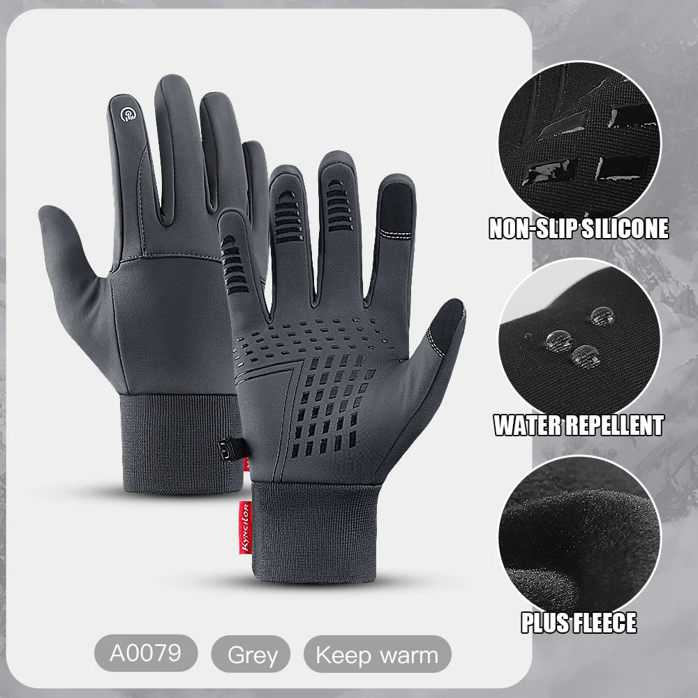 Winter Thermal Touch Screen Cycling Gloves