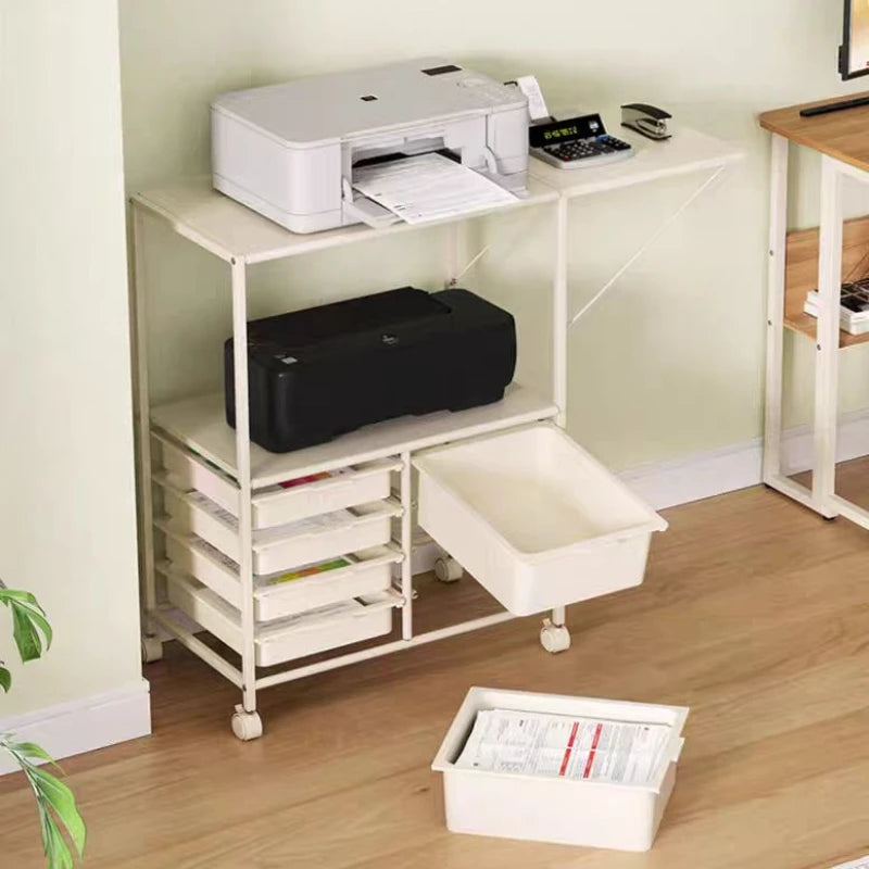 Rolling Kitchen Storage Cart with 6 Drawers