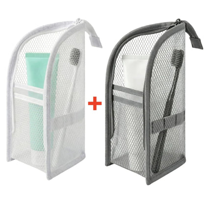 Standing Mesh Toiletry Travel Bag