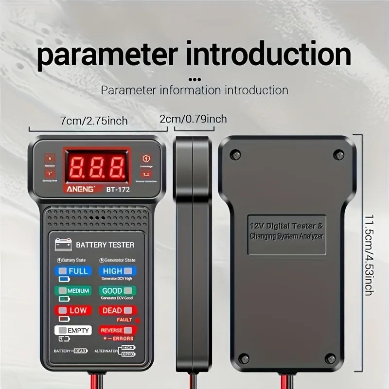 Smart Digital Car Battery Tester