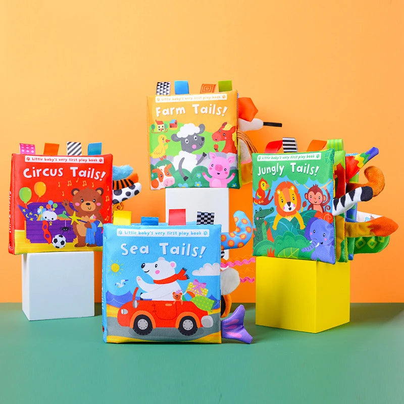Soft Baby Sensory Cloth Book