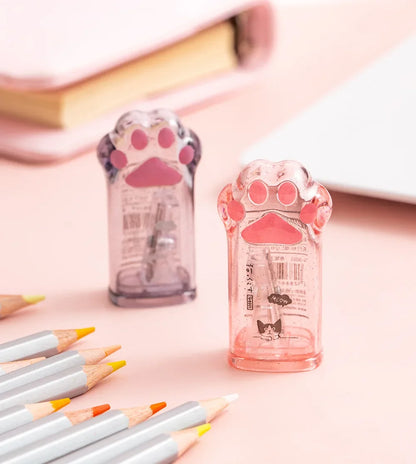 Kids Kawaii Cat Paw Pencil Sharpener