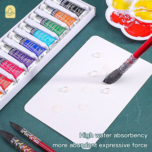 300gsm Professional Watercolor Paper Cards – Artist Grade Sketch Sheets