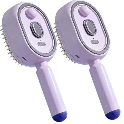 Electric Self-Cleaning Mist Hair Brush