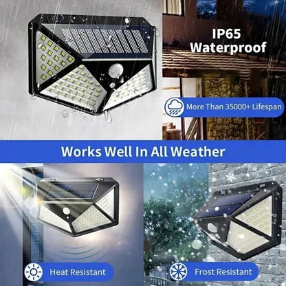 Waterproof Solar Security Light with PIR Motion Detection