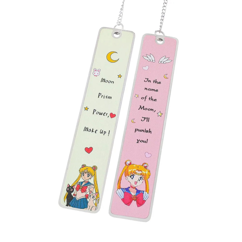 Moon Princess Warrior Metal Bookmark Set