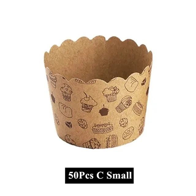 Kraft Paper Baking Cups for Cupcakes