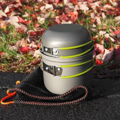 Ultralight Camping Cookware Mess Kit