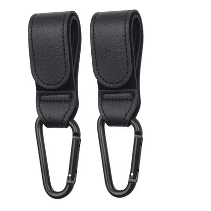 Leather Stroller Hook Set