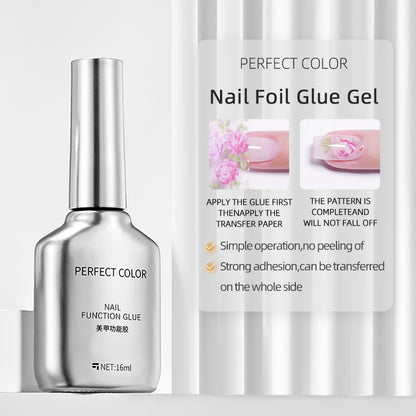 PERFECT COLOR No Wipe Gel Base & Top Coat Set