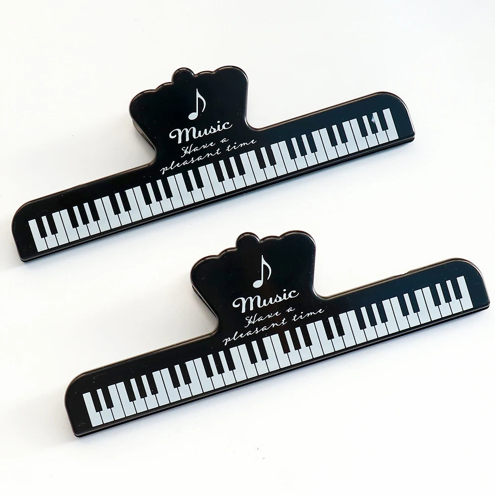 Portable Music Book Page Clips for Piano, Keyboard & Sheet Music