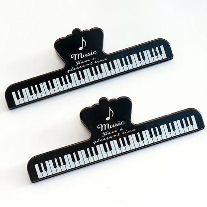 Portable Music Book Page Clips for Piano, Keyboard & Sheet Music