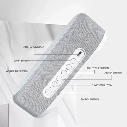 Wireless Charging Alarm Clock Station
