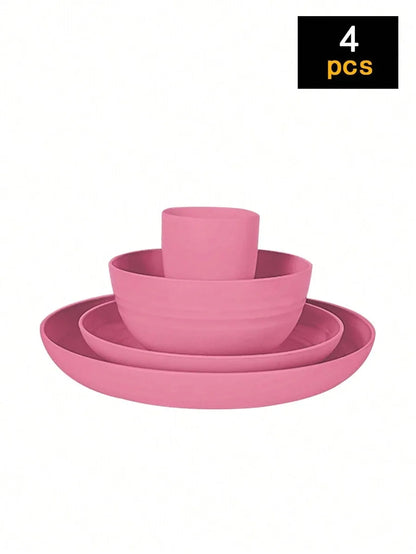 Reusable Plastic Tableware Set