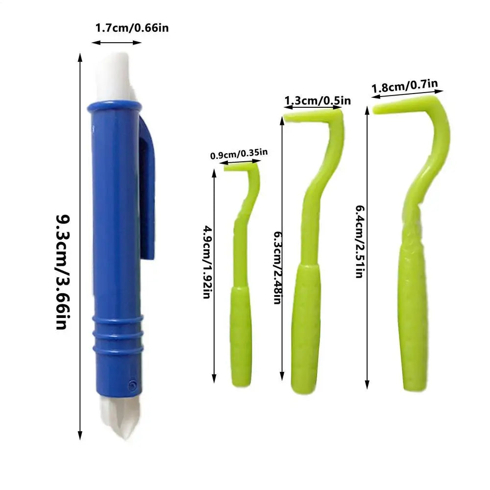 Pet Tick Remover Kit with Hooks & Tweezers