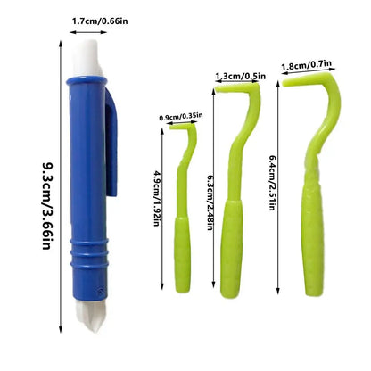 Pet Tick Remover Kit with Hooks & Tweezers