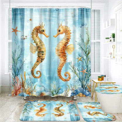 Ocean Seabed Bathroom Set