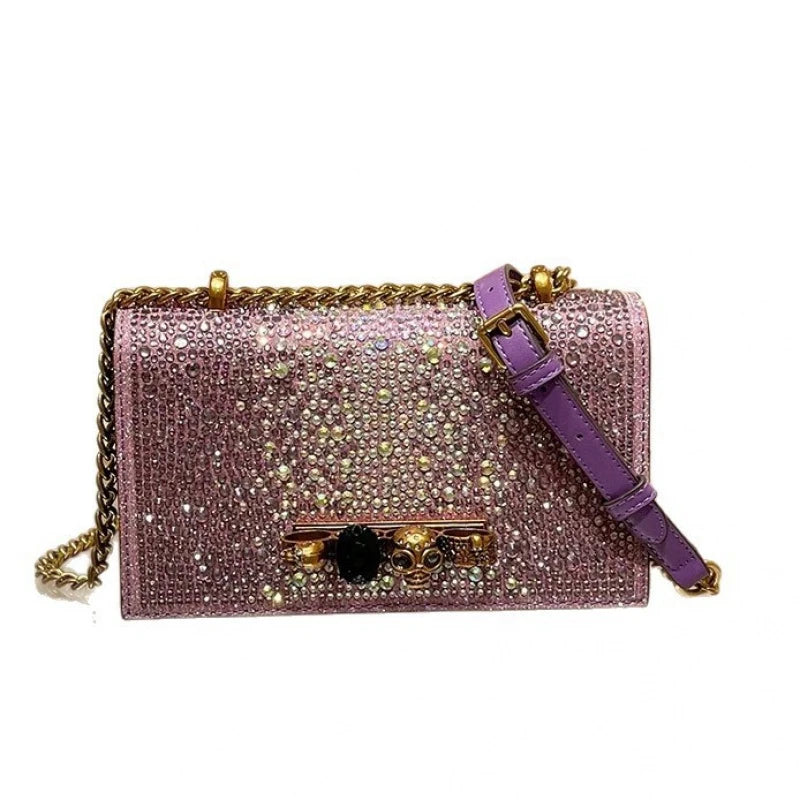 Glitter Evening Crossbody Bag