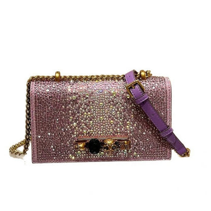 Glitter Evening Crossbody Bag