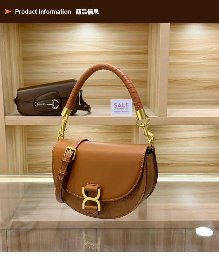 Vintage Leather Diaper Bag