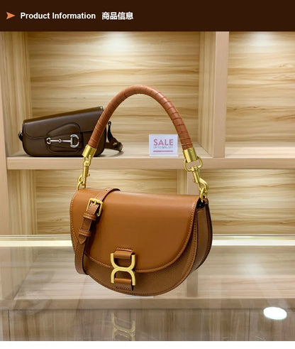 Vintage Leather Diaper Bag