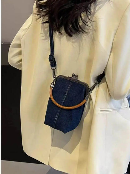 Women’s Denim Phone Crossbody Bag