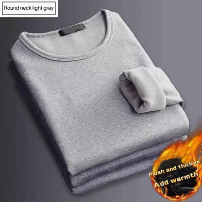 Men’s Thick Velvet Thermal Top