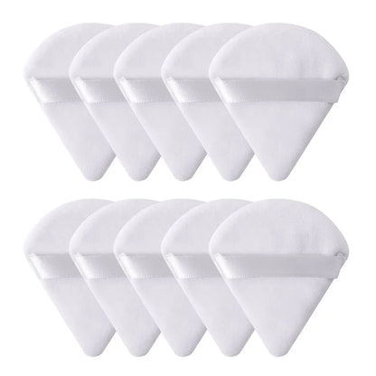 Triangle Velvet Makeup Powder Puff Set