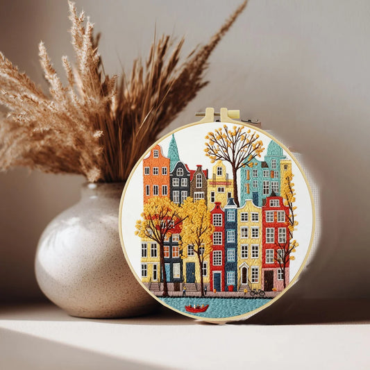 Cityscape Embroidery Starter Kit