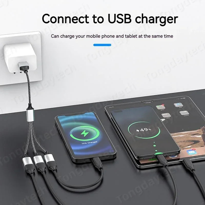 4-Port USB-C Hub OTG Adapter