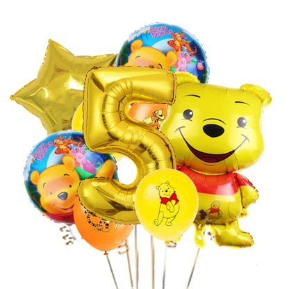 Winnie the Pooh Birthday Decoration Balloons