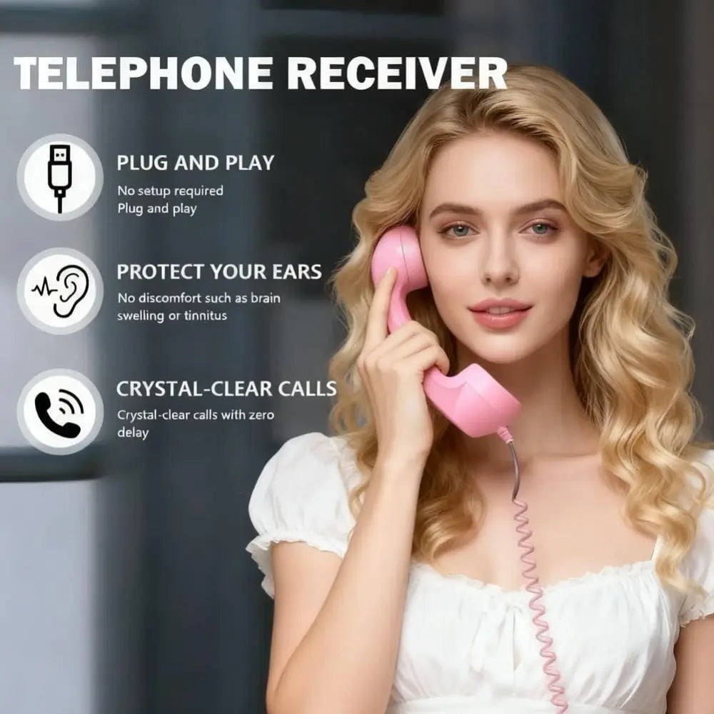 Retro Type-C Phone Handset