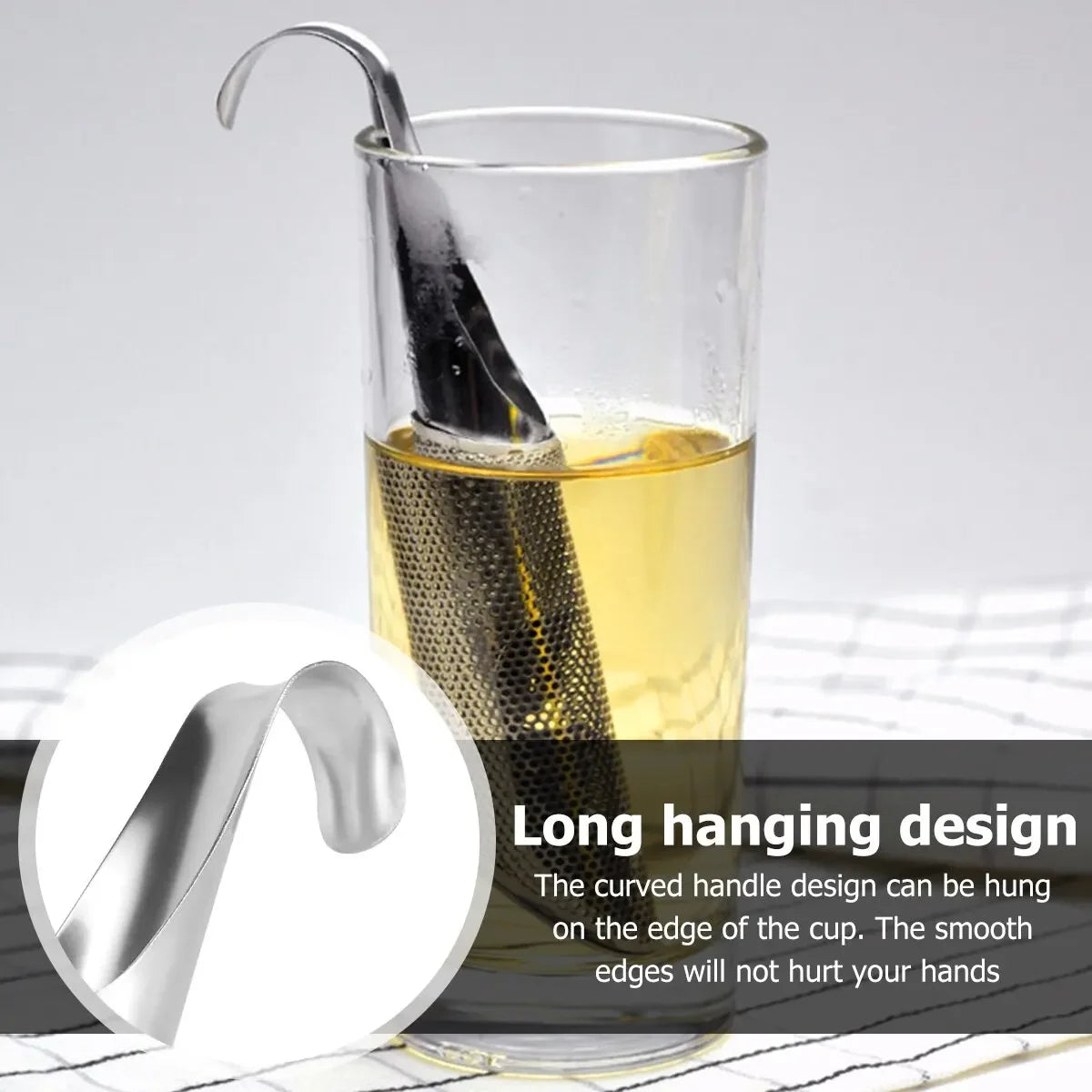 Stainless Steel Loose Leaf Tea Infuser with Long Handle