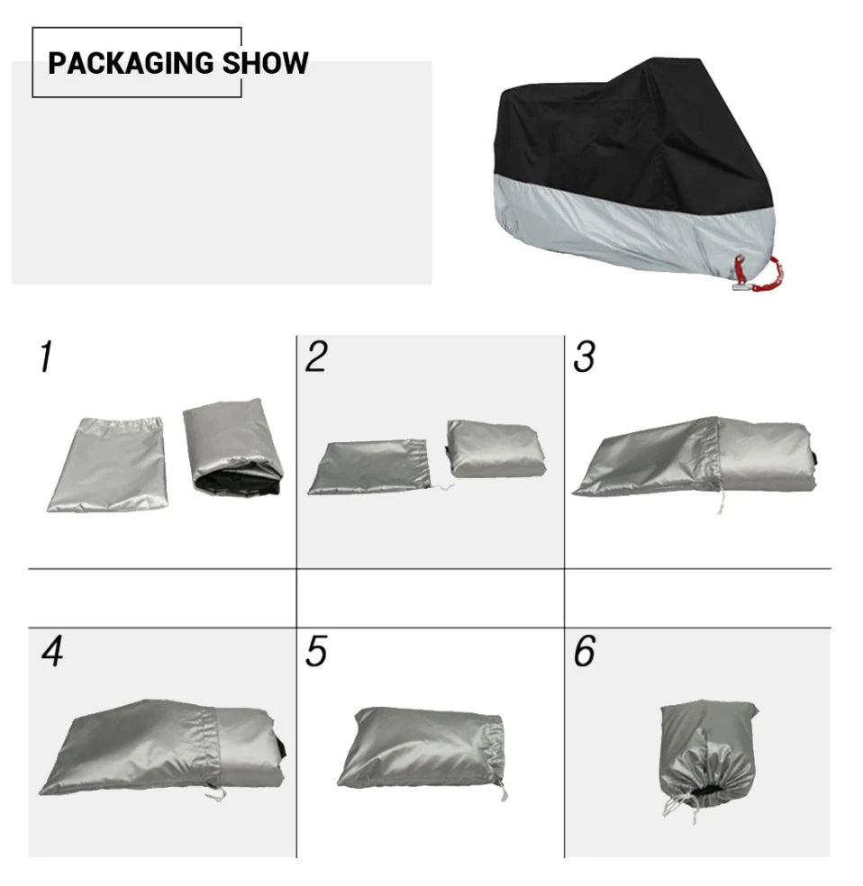 All-Season UV Protective Motorbike Cover