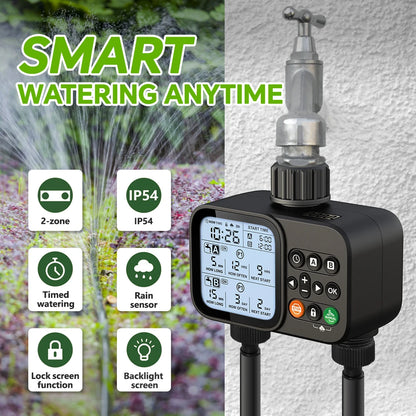 Smart 2-Zone Irrigation Water Timer