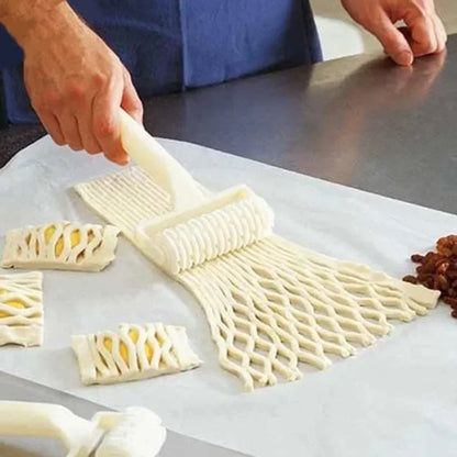 Plastic Lattice Pastry Roller Cutter