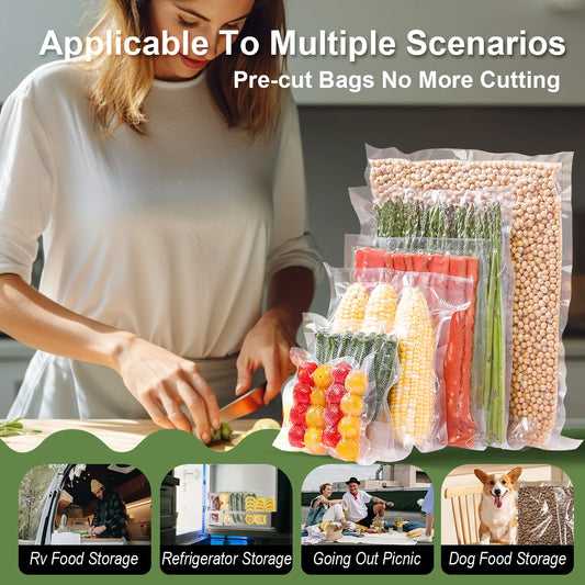 100-Pack BPA-Free Vacuum Sealer Bags