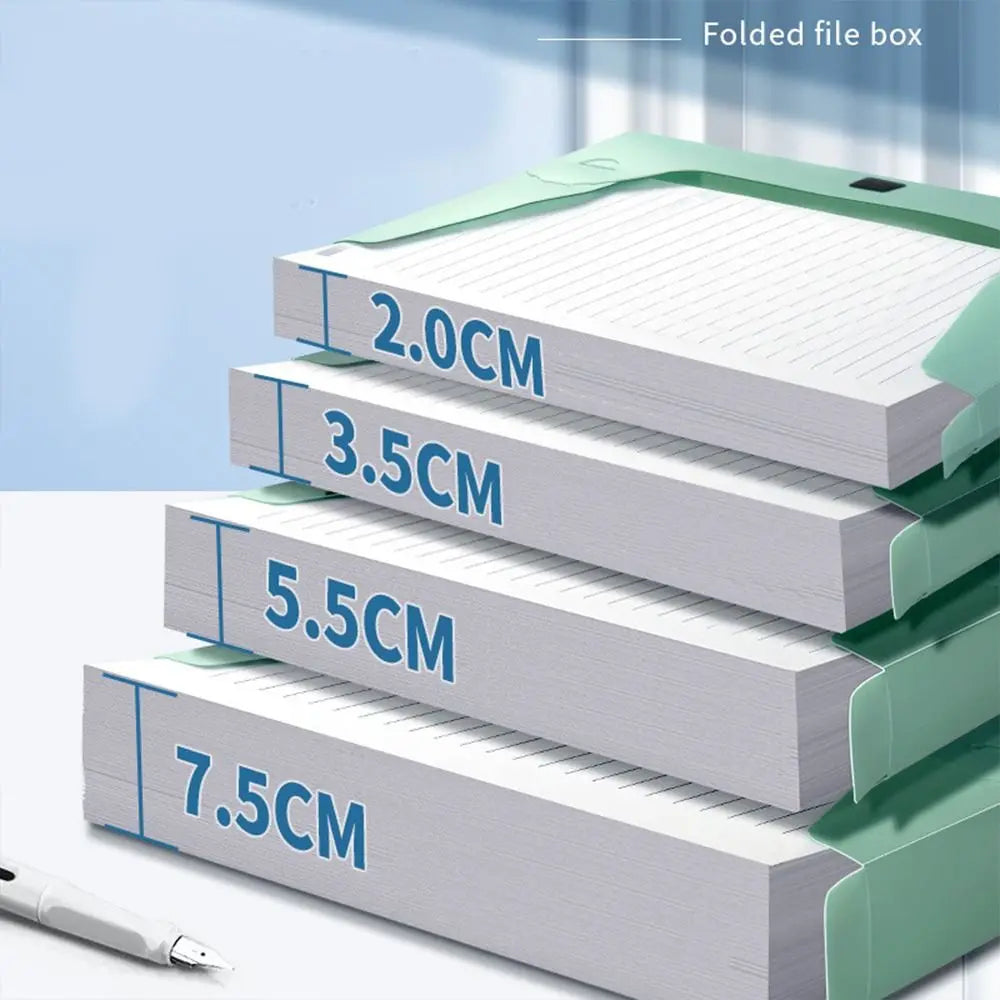 Dustproof PP File Organizer Case for A4 Documents & Office Filing