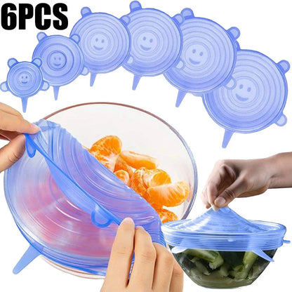Reusable Silicone Stretch Lids