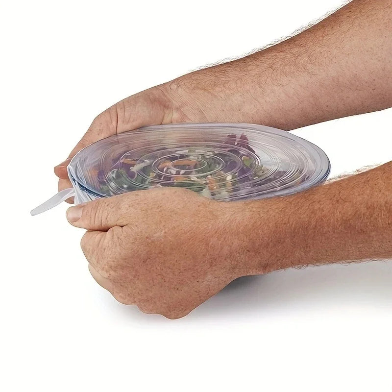 Reusable Silicone Stretch Lid Set