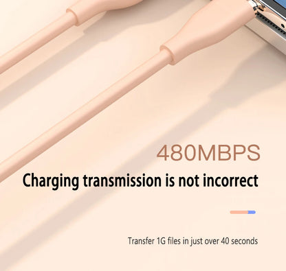 66W USB-C Silicone Cable