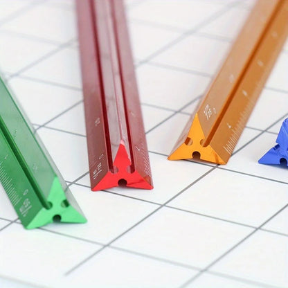 Aluminium Triangular Scale Ruler Set