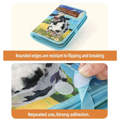 3D Animal Touch Cloth Book for Babies