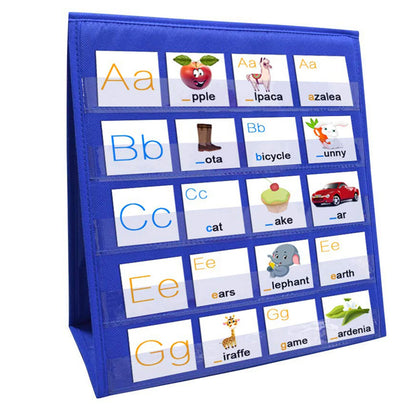Double-Sided Desktop Pocket Chart for Classroom Learning