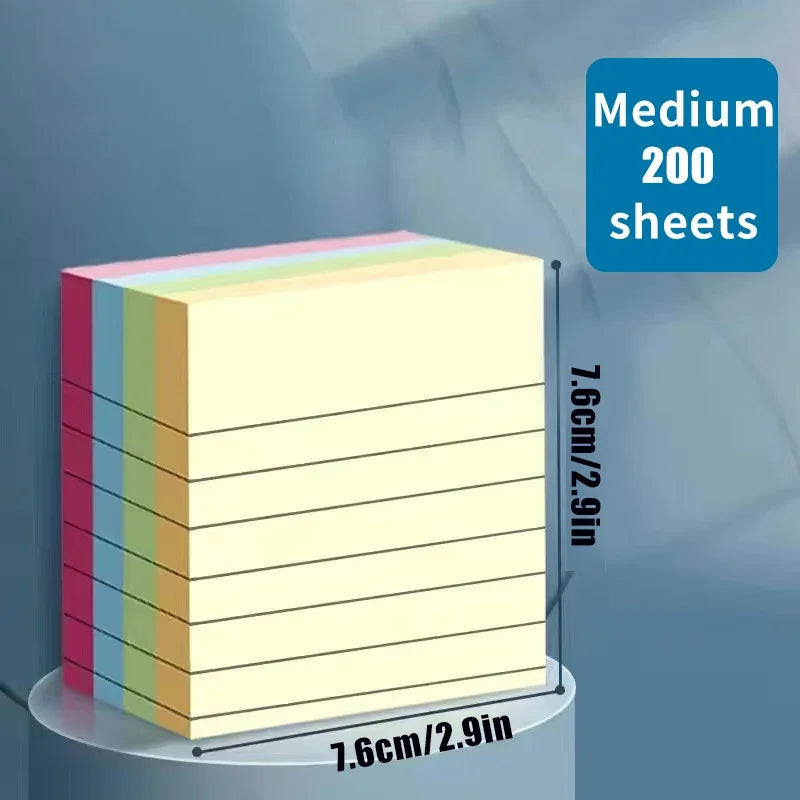 Vibrant Horizontal Note Paper Memo Pad
