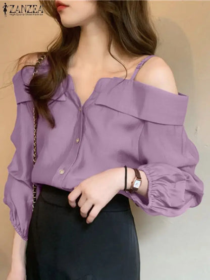 Zanzea Sexy Off Shoulder Blouse